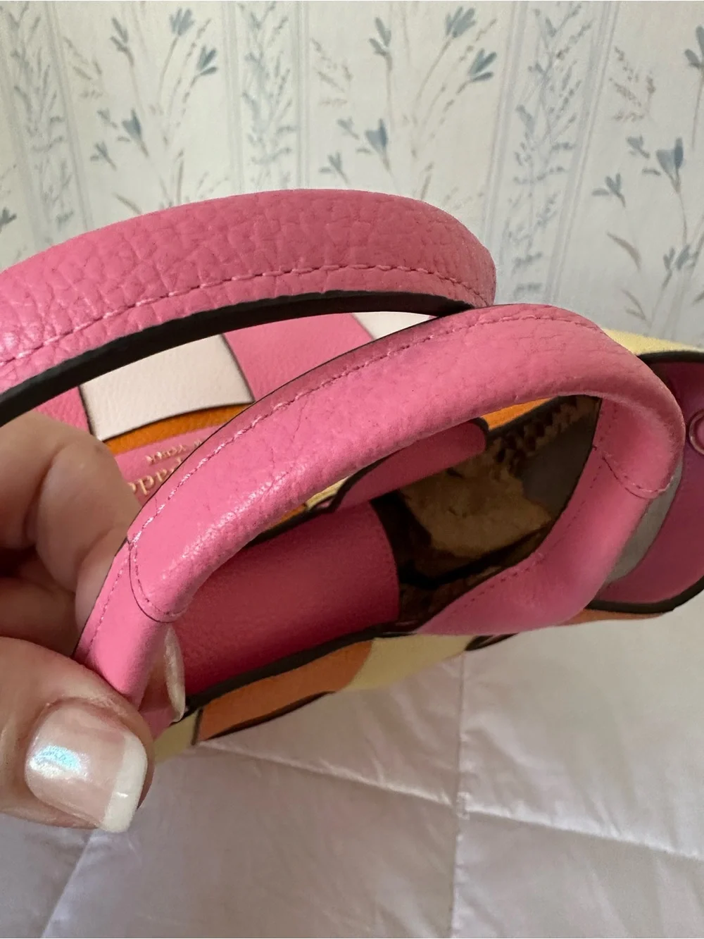 Kate Spade Woven Leather Patchwork Tote